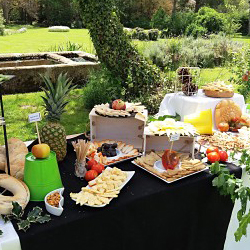 mesa al aire libre
