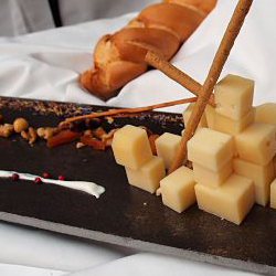 cubos de queso
