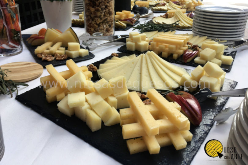 Mesas de quesos - Queso con arte 1